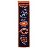 Winning Streak Chicago Bears 8x32 Heritage Banner Each