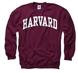 Harvard Crimson Maroon Arch Crewneck Sweatshirt