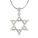 Tressa Sterling Silver Cubic Zirconia Star of David Necklace