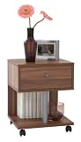 Produkt-Bild: FMD 600-006 Beistelltisch Jango 6 - B/H/T: 40.0 x 51.0 x 40.0 cm, Zwetschge