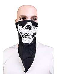 Apparel: Skull Bandana (Black/White;One Size) - PrettyHotStuff