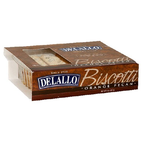 DeLallo Orange Pecan Biscotti, 8-Ounce Units (Pack of 6) by DeLallo