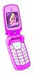 Lexibook - Barbie - RPB008 - Bijoux et Cosm�tique - T�l�phone Portable � Clapet Barbie