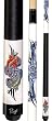 Koi Power Black/White Rage 58" Two-Piece Starter Billiards Pool Cues - Billiards Equipment