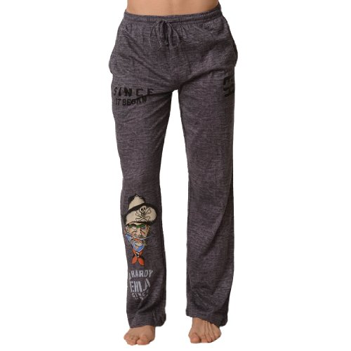 Ed Hardy Men's Pirate Chaptain Lounge Pants - Black Rock Desert