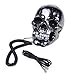 BestDealUSA 	 Human Head Skull Shape Flashing Novelty Home Phone Wired Telephone