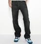 Bullhead Mens Rincon Straight Contaminated Jeans - Dark Indigo X 32W X 34L