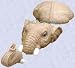 Elle the elephant statue home garden sculpture new