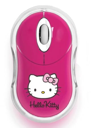 Saitek Hello Kitty Wireless Maus (800dpi, USB 2.0) pink