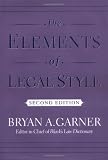The Elements of Legal Style