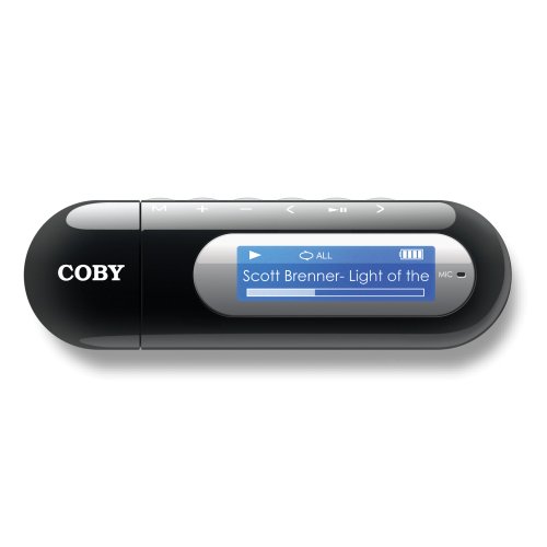 Coby MP-C855 MP3 Player with 512 MB flash Memory, FM Radio & USB Drive
