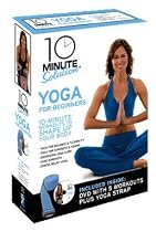 10 Minute Solution: Yoga for Beginners Kit with Yoga Strap