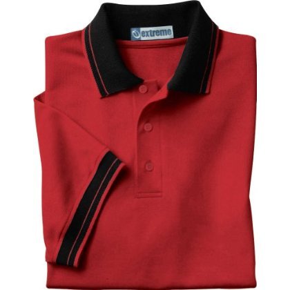 Ash City Men's Pique Polo With Textured Stripe Trim