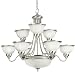 Melon Collection Two Tiered Chandelier