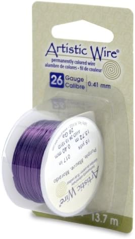 Artistic Wire 26-Gauge Purple Wire, 15-Yards
