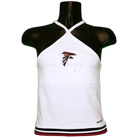Buy Atlanta Falcons Junior Ladies NFL Reebok Halter Top Shirt - White by Reebok