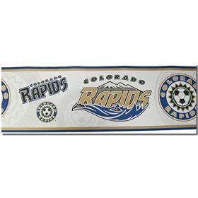 Colorado Rapids Soccer Prepasted Wall Border