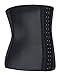Camellias Women's Latex Sport Girdle Waist Training Corset Waist Shaper,SZ1988-3-Black-6XL