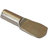 4mm "Spoon" Cabinet Shelf Support Pins - Polished Nickel - Box of 25