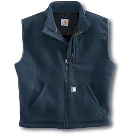 Carhartt Mens Textured Polyester Fleece Vest