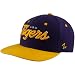 NCAA Zephyr LSU Tigers Purple-Gold Headliner Snapback Adjustable Hat