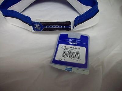 NBA Orlando Magic 2000/01-2009/10 Logo on a Black Blue & White Reebok Sun Visor