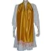 Womens Silk Scarf Designer Accessory 19 x 72 inches (psrf153)