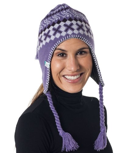 Alki'i Braided Aviator womens warm beanie snowboarding winter snow hats - 5 colors