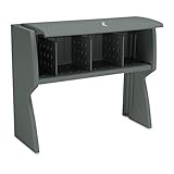 Aspira Hutch for 48" Workstation Table - Charcoal