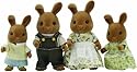 Sylvanian Families Fawn Rabbit Family