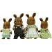 Sylvanian Families Fawn Rabbit Family