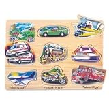 Vehicle Sounds Peg Puzzle