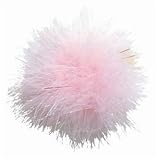 The Gift Wrap Company Fur Bow, Pink, 12 Count