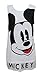 Disney Womens Mickey Mouse Big Face White Tank Top Sizes (S-XL)