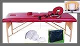 Aosom Rose Portable Thick Massage Table Tatto Spa
