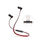 Bluetooth Headset, Sweatproof V4.0 Wireless Bluetooth Earphones In-Ear Noise Cancelling Headphones Earbuds with Microphone & Stereo for Running Sports with Magnet Attraction (Red)