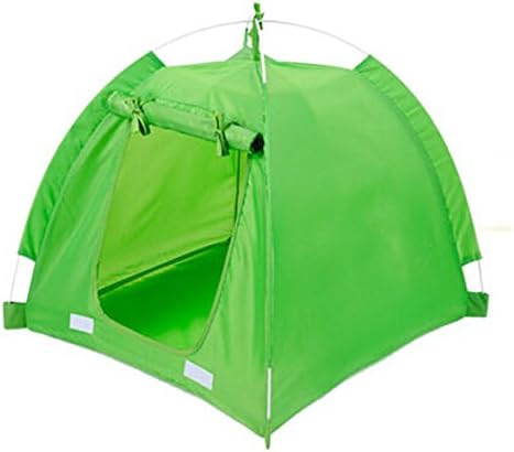 ScientistPet Summer Foldable Waterproof Durable Pet Tent Dog Bed House,Green L