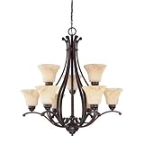 Nuvo Lighting Anastasia Nine-Light Chandelier