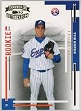 Shawn Hill Washington Nationals 2004 Throwback Threads Rookie Baseball Card