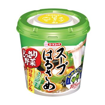 (お徳用ボックス) エースコック スープはるさめ 野菜とわかめ 23g*6個
