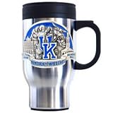 Kentucky Wildcats Stainless Steel & Pewter Travel Mug - B0000VBAXU