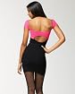 Colorblock Off-the-Shoulder Mini Dress Product Image