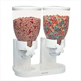 Dry Food Dual Dispenser in White