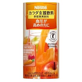 ネスレ カラダ支援飲料 野菜果実飲料 血圧が高めの方に 195gX24本