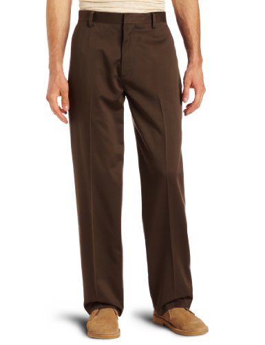 Dockers Men's Never-Iron Essential Khaki Classic Flat Front Pant