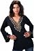 Black long sleeves Kurti/Tunic with designer bead work