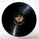 JAJABOON レコード クロック 王冠 黒の画像