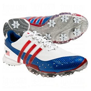 adidas Mens Ltd. Ed. USA Powerband 3.0 Golf Shoes 