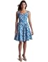 Betsey Johnson Women's Vintage Bird Dress,Blue,8