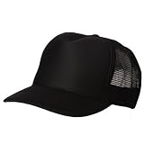 Foam Mesh Cap-Black